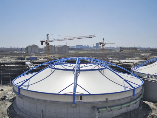 漯河市污水池加盖膜结构工程 - 厂家